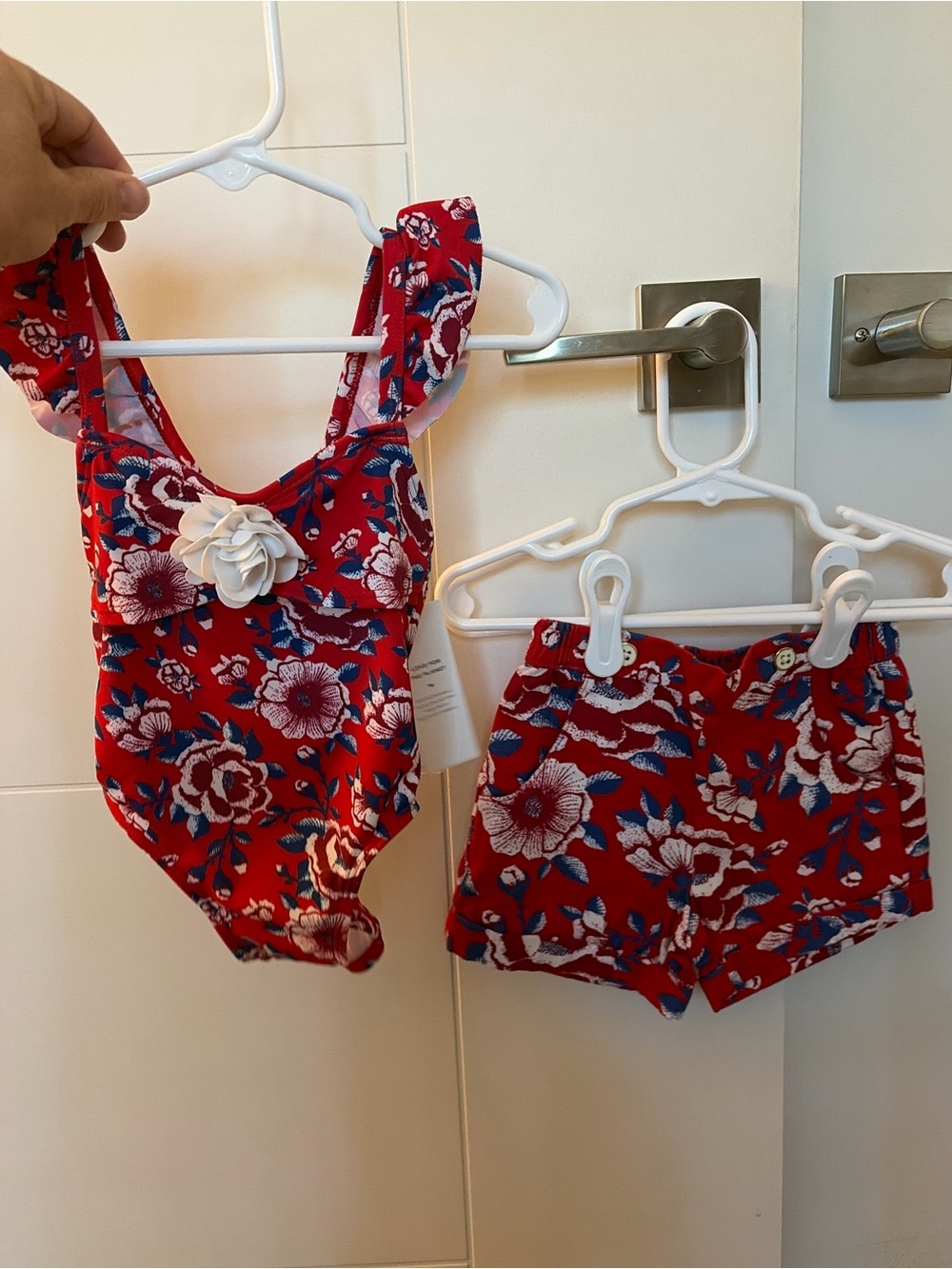 Janie and Jack NWT Swimsuit & Matching Shorts Set